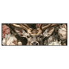 Xxl Wandbild Romantischer Hirsch Mit Blumen Panorama Produktvorschau Frontal