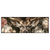 Xxl Wandbild Romantischer Hirsch Mit Blumen Panorama Produktvorschau Frontal