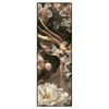 Xxl Wandbild Romantischer Hirsch Mit Blumen Schmal Produktvorschau Frontal