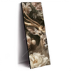 Xxl Wandbild Romantischer Hirsch Mit Blumen Schmal Produktvorschau Seitlich