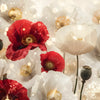 Xxl Wandbild Rote Und Weisse Mohnblumen Quadrat Motivvorschau