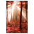 Xxl Wandbild Roter Herbstwald Hochformat Produktvorschau Frontal