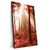 Xxl Wandbild Roter Herbstwald Hochformat Produktvorschau Seitlich