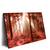 Xxl Wandbild Roter Herbstwald Querformat Produktvorschau Seitlich