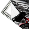 Xxl Wandbild Rotes Fahrrad In Gasse Schmal Materialvorschau