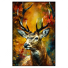 Xxl Wandbild Rothirsch Im Herbstwald Hochformat Produktvorschau Frontal