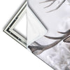 Xxl Wandbild Rothirsch Im Winter Hochformat Materialvorschau