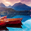 Xxl Wandbild Ruhiger Bergsee Querformat Zoom