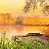 Xxl Wandbild Ruhiger Morgen Am See Quadrat Zoom