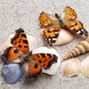 Xxl Wandbild Schmetterlinge Muscheln Im Sand Hochformat Zoom