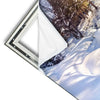 Xxl Wandbild Schneebedeckte Landschaft Am Fluss Panorama Materialvorschau