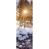 Xxl Wandbild Schneebedeckte Landschaft Am Fluss Schmal Motivvorschau