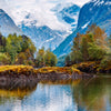 Xxl Wandbild Schoene Natur In Norwegen Schmal Zoom