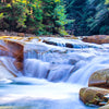Xxl Wandbild Schoener Wasserfall Im Wald Panorama Zoom