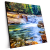 Xxl Wandbild Schoener Wasserfall Im Wald Quadrat Produktvorschau Seitlich