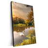 Xxl Wandbild Schwan Im Teich Hochformat Produktvorschau Seitlich