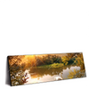 Xxl Wandbild Schwan Im Teich Panorama Produktvorschau Seitlich