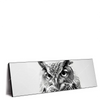 Xxl Wandbild Schwarz Weiss Eulenportrait Panorama Produktvorschau Seitlich