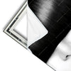 Xxl Wandbild Schwarze Eleganz Rote Lippen Hochformat Materialvorschau