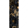 Xxl Wandbild Schwarze Und Goldene Blueten Schmal Motivvorschau