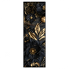 Xxl Wandbild Schwarze Und Goldene Blueten Schmal Produktvorschau Frontal