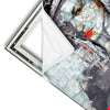 Xxl Wandbild Schweigsame Frau Hochformat Materialvorschau