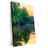 Xxl Wandbild See Mit Alter Bruecke Aus Stein Hochformat Produktvorschau Seitlich