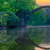 Xxl Wandbild See Mit Alter Bruecke Aus Stein Panorama Zoom