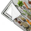 Xxl Wandbild Silberloeffel Mit Gewuerzen Querformat Materialvorschau