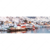 Xxl Wandbild Skandinavisches Dorf Im Schnee Panorama Motivvorschau