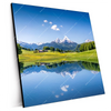 Xxl Wandbild Sommerlandschaft In Den Alpen Quadrat Produktvorschau Seitlich