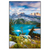 Xxl Wandbild Sommermorgen Am Bergsee Hochformat Produktvorschau Frontal