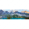 Xxl Wandbild Sommermorgen Am Bergsee Panorama Motivvorschau