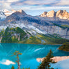 Xxl Wandbild Sommermorgen Am Bergsee Panorama Zoom
