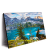 Xxl Wandbild Sommermorgen Am Bergsee Querformat Produktvorschau Seitlich