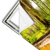 Xxl Wandbild Sonne Im Gruenen Wald Querformat Materialvorschau