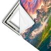 Xxl Wandbild Sonnenaufgang Am Bergsee Hochformat Materialvorschau