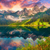 Xxl Wandbild Sonnenaufgang Am Bergsee Quadrat Motivvorschau