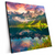 Xxl Wandbild Sonnenaufgang Am Bergsee Quadrat Produktvorschau Seitlich