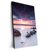 Xxl Wandbild Sonnenaufgang Am Strand Mit Felsen Hochformat Produktvorschau Seitlich