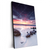 Xxl Wandbild Sonnenaufgang Am Strand Mit Felsen Hochformat Produktvorschau Seitlich