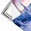 Xxl Wandbild Sonnenaufgang Im Schnee Querformat Materialvorschau