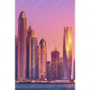 Xxl Wandbild Sonnenaufgang In Dubai Hochformat Motivvorschau