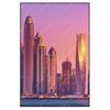Xxl Wandbild Sonnenaufgang In Dubai Hochformat Produktvorschau Frontal