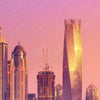 Xxl Wandbild Sonnenaufgang In Dubai Querformat Zoom