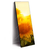Xxl Wandbild Sonnenblumen Im Abendlicht Schmal Produktvorschau Seitlich