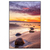 Xxl Wandbild Sonnenuntergang Am Strand Mit Felsen Hochformat Produktvorschau Frontal