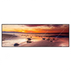 Xxl Wandbild Sonnenuntergang Am Strand Mit Felsen Panorama Produktvorschau Frontal
