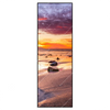 Xxl Wandbild Sonnenuntergang Am Strand Mit Felsen Schmal Produktvorschau Frontal