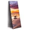 Xxl Wandbild Sonnenuntergang Am Strand Mit Felsen Schmal Produktvorschau Seitlich